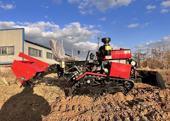 Multifungsi Micro Kultivator 25HP Rotary Tiller Traktor Kompak Traktor Trencher
