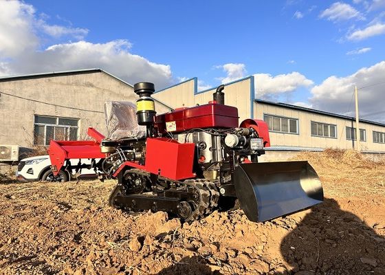 Traktor berjalan 2WD Pertanian Mini Crawler Traktor 25hp