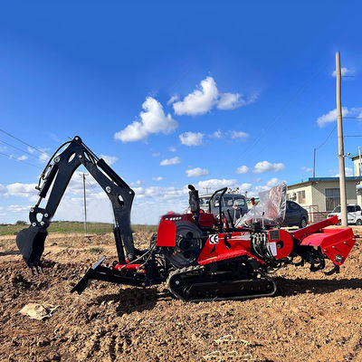 Traktor tenaga kuda tinggi Crawler kultivator Bulldozer Pertanian Gunung Crawler Traktor