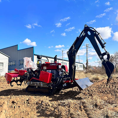 Traktor tenaga kuda tinggi Crawler kultivator Bulldozer Pertanian Gunung Crawler Traktor