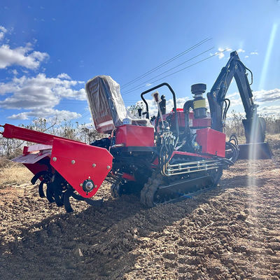 Traktor tenaga kuda tinggi Crawler kultivator Bulldozer Pertanian Gunung Crawler Traktor