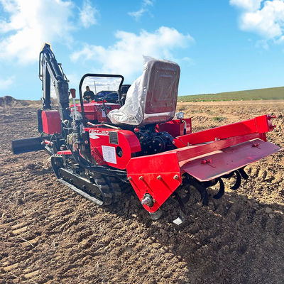 Traktor tenaga kuda tinggi Crawler kultivator Bulldozer Pertanian Gunung Crawler Traktor