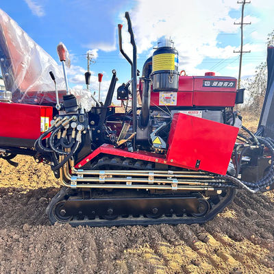 Traktor tenaga kuda tinggi Crawler kultivator Bulldozer Pertanian Gunung Crawler Traktor