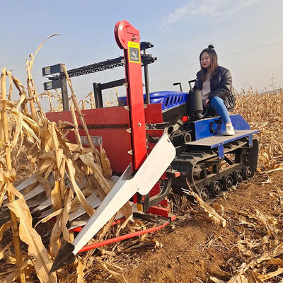 35 tenaga kuda Mini Crawler Traktor Peralatan Pertanian Untuk Paddy Field