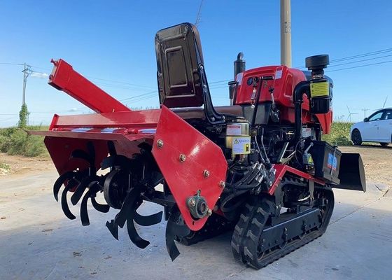 Multifunction Compact Crawler Tractor Peralatan Pertanian