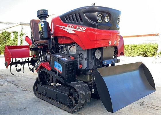 Kompak AG Crawler Traktor, Pertanian Track Traktor Kecil
