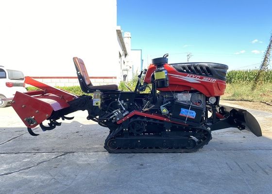 Multifunction Compact Crawler Tractor Peralatan Pertanian