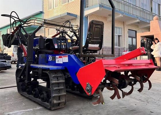 Traktor Mini yang dapat diandalkan 35 Hp Track Garden Tractor HYCT-35D