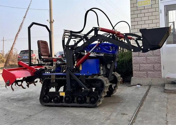 Traktor Mini yang dapat diandalkan 35 Hp Track Garden Tractor HYCT-35D