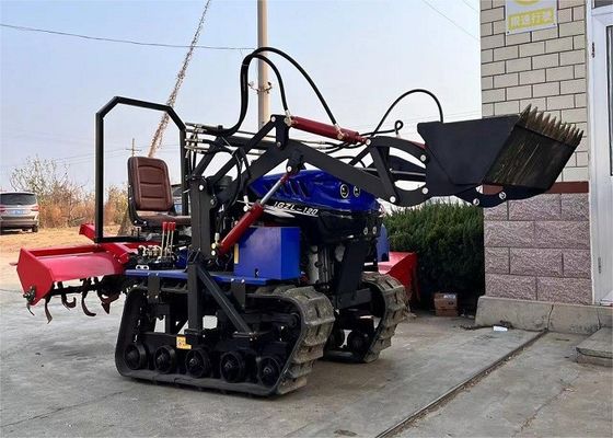 Traktor Mini yang dapat diandalkan 35 Hp Track Garden Tractor HYCT-35D