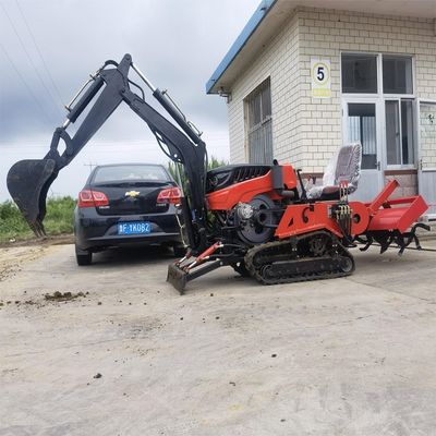 Traktor Crawler Kekuatan Kuda Kecil Dengan Mesin Diesel Daya tahan Dan Produktif Mini Peternakan Traktor Crawler