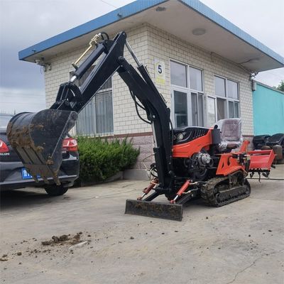 Paddy / Dry Land Diesel Mini Crawler Traktor 35HP 25HP Dengan Dozer Blade