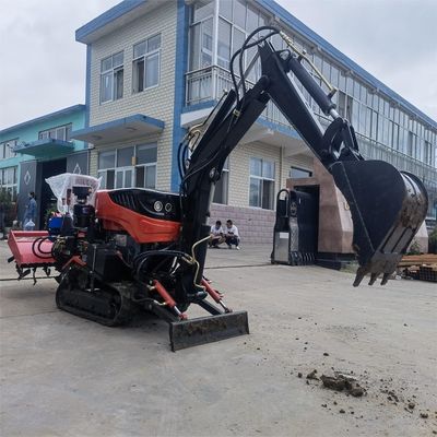 Paddy / Dry Land Diesel Mini Crawler Traktor 35HP 25HP Dengan Dozer Blade