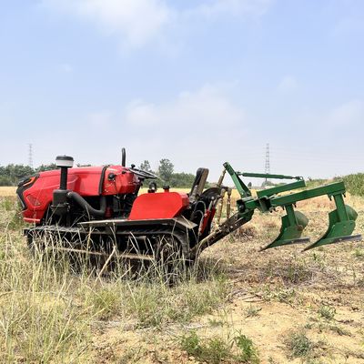 Multifungsi Kompak Crawler Traktor Peralatan Pertanian Dengan Loader Dan Backhoe