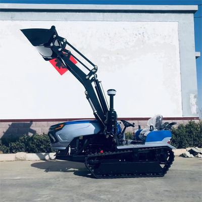 Taman Crawler Track Traktor 50HP 60HP Peternakan kecil Crawler Traktor Dengan Loader