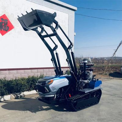 Taman Crawler Track Traktor 50HP 60HP Peternakan kecil Crawler Traktor Dengan Loader
