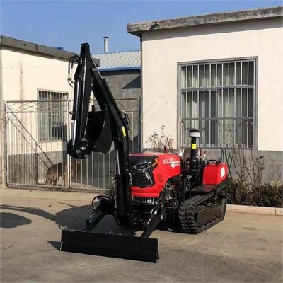 Multipurpose 50HP Dry Land Crawler Traktor Mini Utilitas Kultivator Dozer