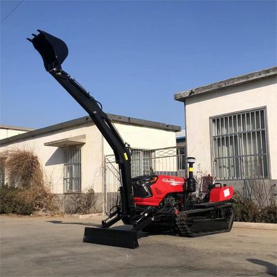 Multipurpose 50HP Dry Land Crawler Traktor Mini Utilitas Kultivator Dozer