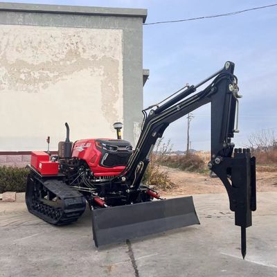 Multipurpose 50HP Dry Land Crawler Traktor Mini Utilitas Kultivator Dozer