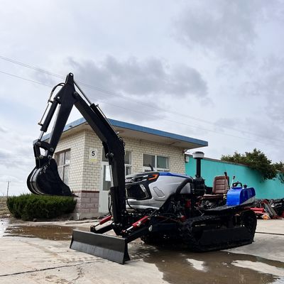 Peralatan pertanian dengan excavator
