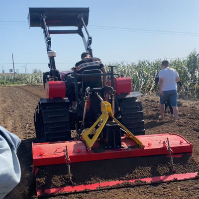 25 HP -120 HP Pertanian Crawler Traktor Peralatan Konstruksi Dengan Loader