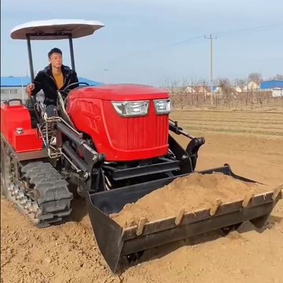 25 HP -120 HP Pertanian Crawler Traktor Peralatan Konstruksi Dengan Loader