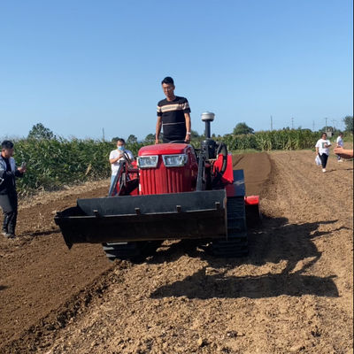 25 HP -120 HP Pertanian Crawler Traktor Peralatan Konstruksi Dengan Loader