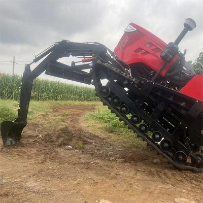 Pertanian 80HP Crawler Traktor Mini Dozer Traktor Peralatan Pertanian