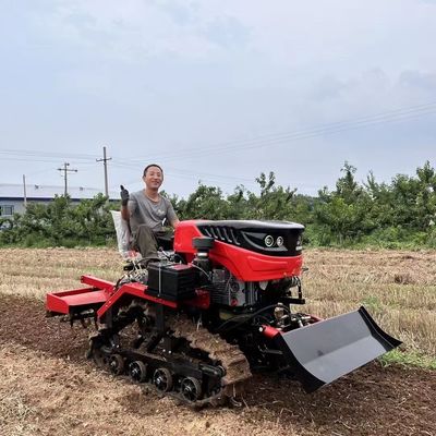 Custom Small Crawler Tractor Pertanian Peralatan Traktor 25HP