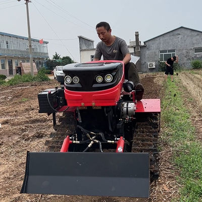 Custom Small Crawler Tractor Pertanian Peralatan Traktor 25HP