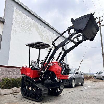 50Hp Petani Rotary Kecil Mini Crawler Pemotong Rumput Untuk Orchard Rotary Tiller Cultivator