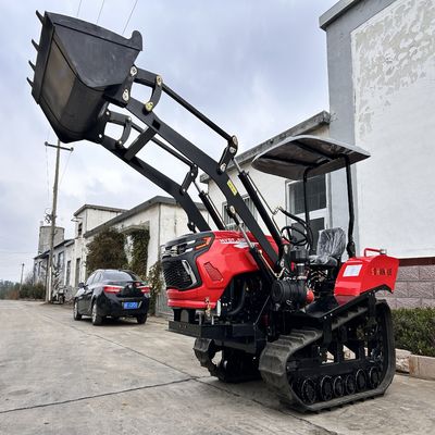 50Hp Petani Rotary Kecil Mini Crawler Pemotong Rumput Untuk Orchard Rotary Tiller Cultivator
