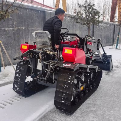 Rumah 50HP Paddy Field Crawler Traktor Kultivator Untuk Pertanian