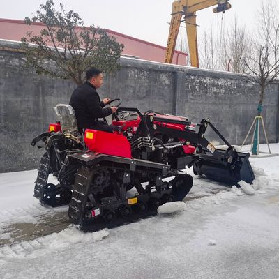 Rumah 50HP Paddy Field Crawler Traktor Kultivator Untuk Pertanian