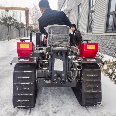 Rumah 50HP Paddy Field Crawler Traktor Kultivator Untuk Pertanian