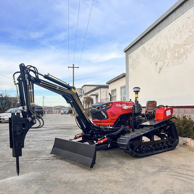 Mesin Pertanian Kompak Alat Traktor Tumbuhan jagung Penanam / Double Plow