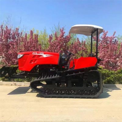 120hp Orchard Crawler Cultivator kecil Rotary Vineyard Crawler traktor