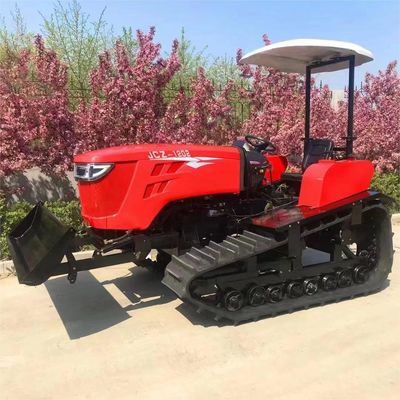 120hp Orchard Crawler Cultivator kecil Rotary Vineyard Crawler traktor