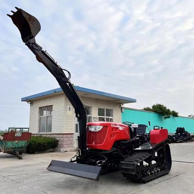 120hp Orchard Crawler Cultivator kecil Rotary Vineyard Crawler traktor