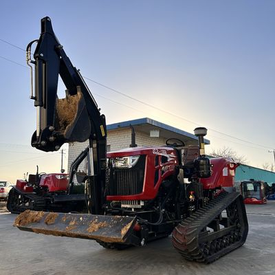 Pertanian Traktor tipe jalur kecil Traktor Crawler Pertanian Multifungsi