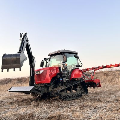 Rotary Tiller Multifunctional Crawler Tractor Mesin Pertanian