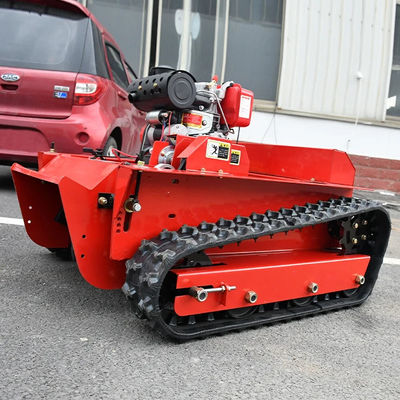 Traktor Pertanian Pemotong Rumput Pemotong Flail Hammer Crawler Pemotong Rumput 800mm Lebar Pemotongan