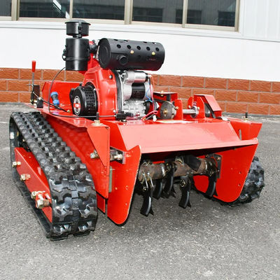 Traktor Pertanian Pemotong Rumput Pemotong Flail Hammer Crawler Pemotong Rumput 800mm Lebar Pemotongan