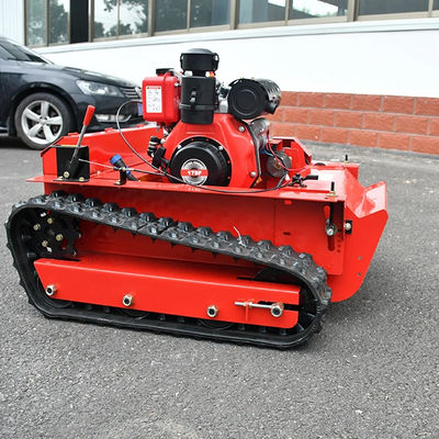 Traktor Pertanian Pemotong Rumput Pemotong Flail Hammer Crawler Pemotong Rumput 800mm Lebar Pemotongan
