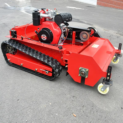 Remote Control Slope Lawn Mower, Semua medan Lawn Mower Traktor