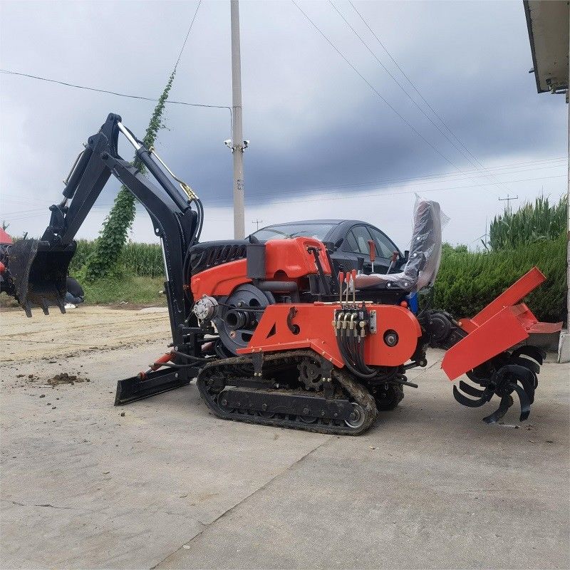 Traktor Crawler Kekuatan Kuda Kecil Dengan Mesin Diesel Daya tahan Dan Produktif Mini Peternakan Traktor Crawler