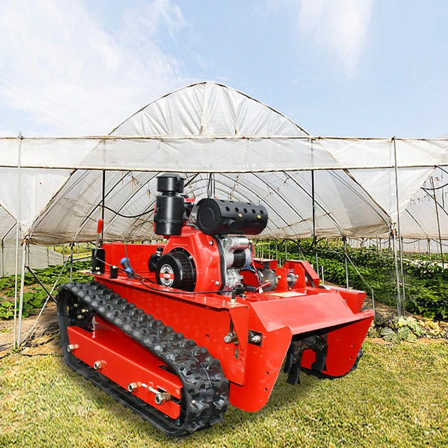 12HP Traktor kecil mesin pemotong rumput mesin pemotong rumput listrik 800mm 1000mm