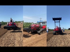 Traktor merangkak 80hp dengan loader